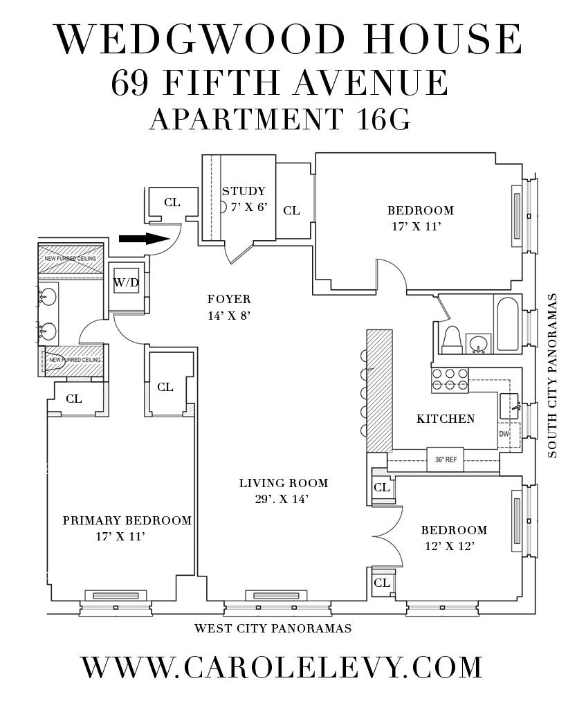 69 Fifth Avenue 16-G Flatiron District New York NY 10003