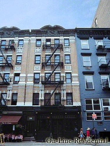 34 East 4th Street 2RW Noho New York NY 10003