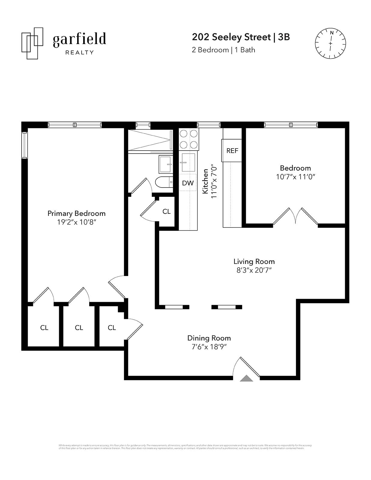 Floorplan of 202 Seeley St