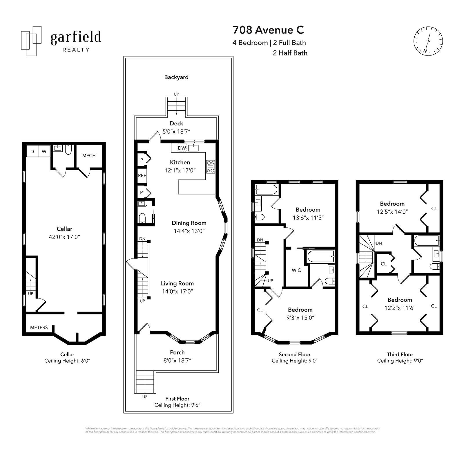 Floorplan of 708 Ave C